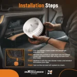 2003-2007 GMC Sierra Blower Motor 1500 2500 3500 HD Classic Replacement HVAC With Fan 89019320 6