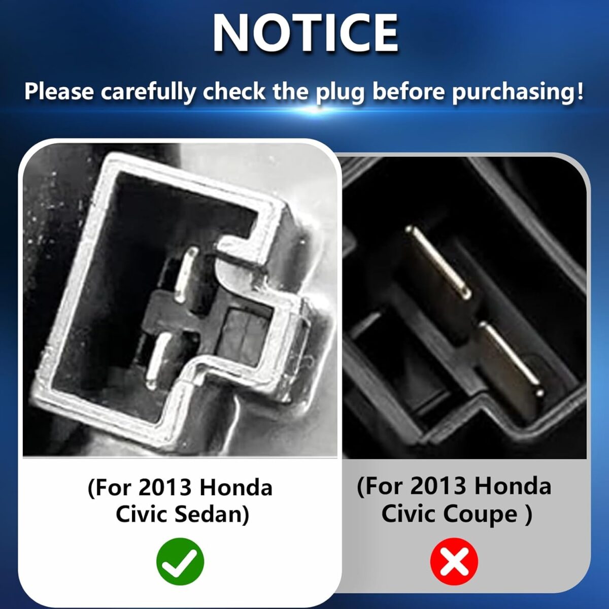 2012-2013 Honda Civic Blower Motor Replacement HVAC With Fan 700257 - Image 5