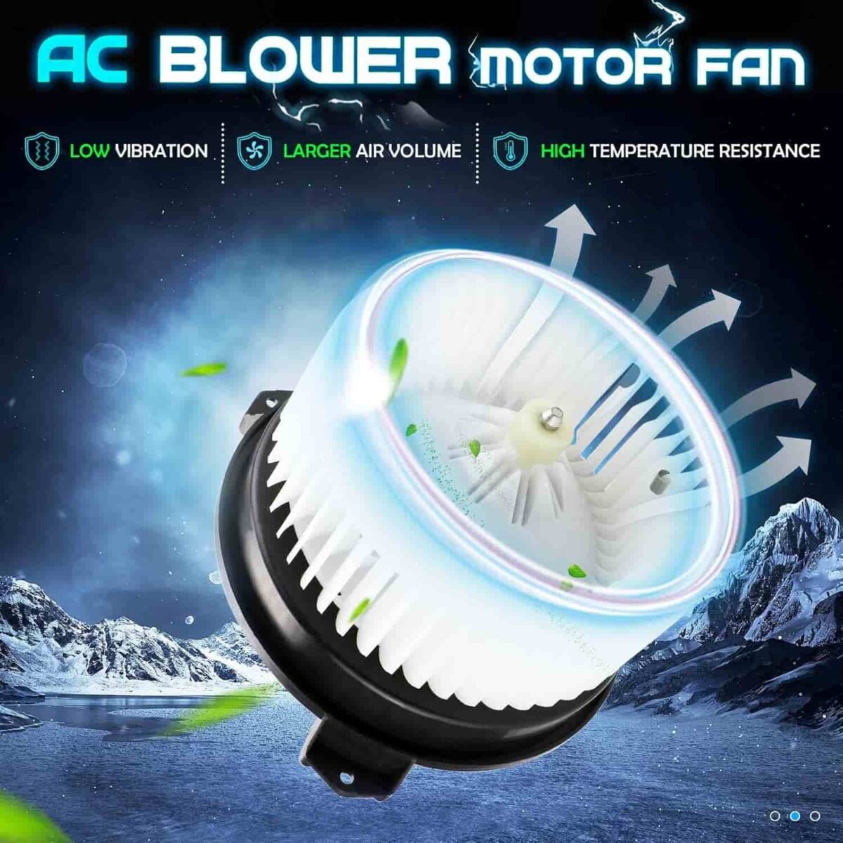 Blower Motor with Wheel for 2013-2015 Acura ILX - Image 5